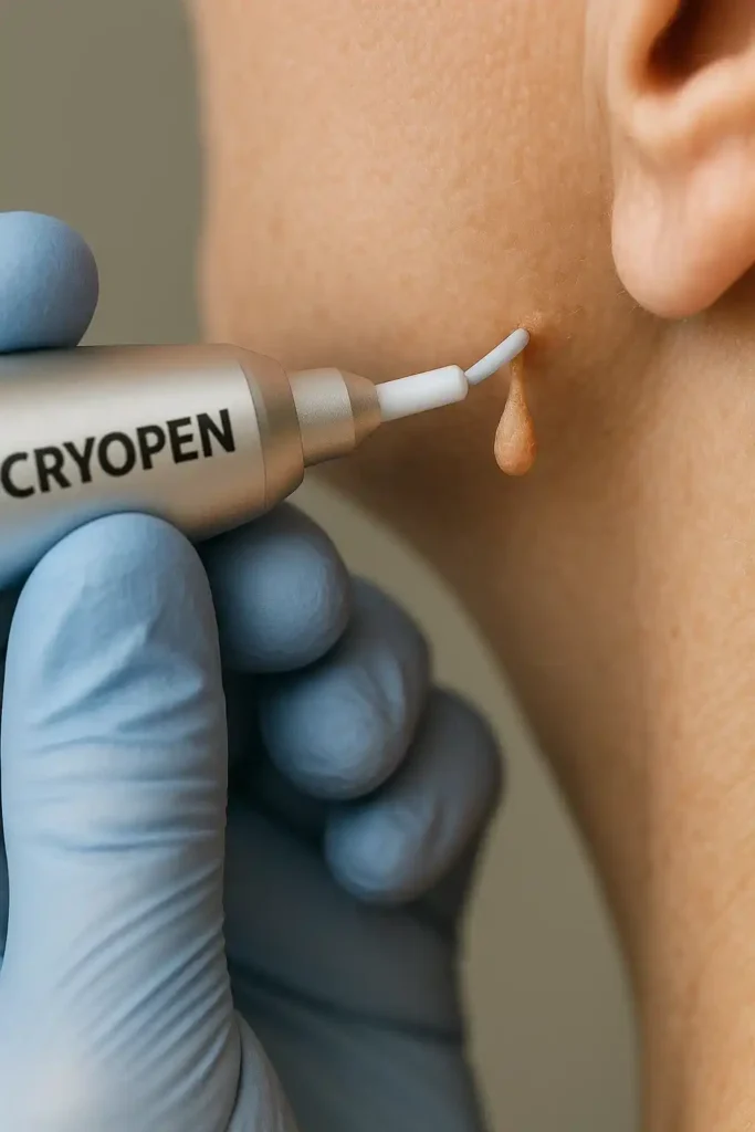 Cryopen for skin tags removal Brompton speak to our team today!