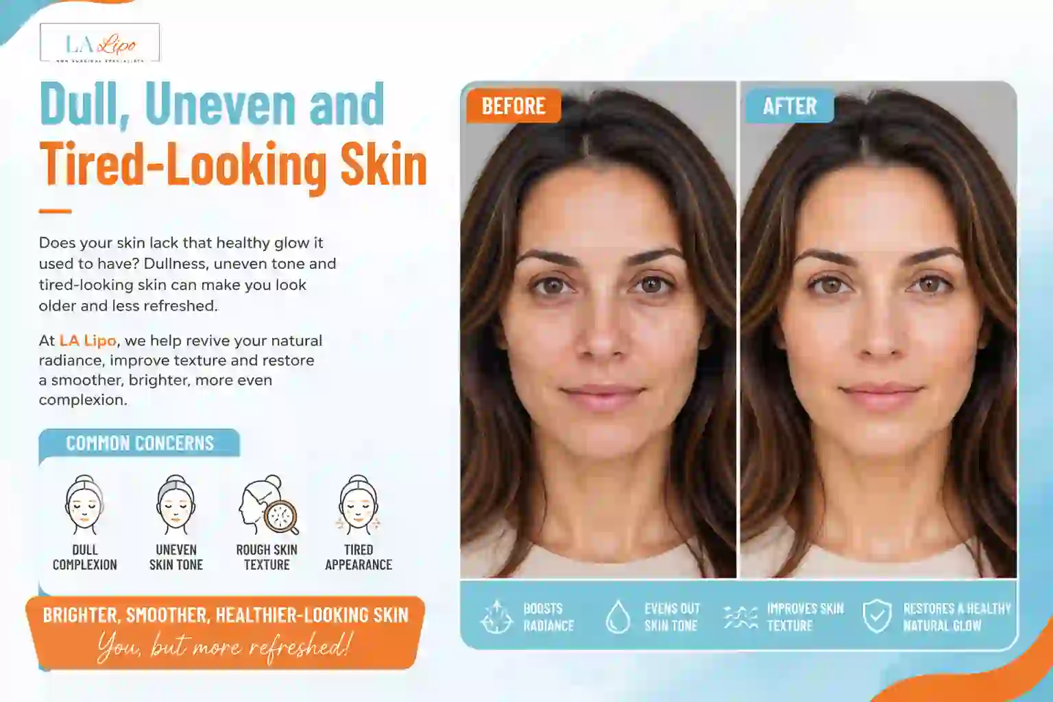 Sign #5: Dull, Uneven and Tired-Looking Skin Brompton